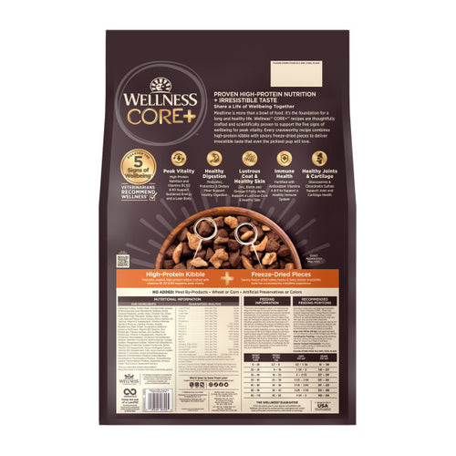 Wellness CORE+ Wholesome Grains Original Turkey & Chicken with Freeze Dried Turkey