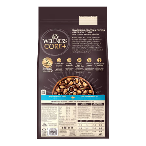 Wellness CORE+ Grain Free Ocean Whitefish, Herring Meal & Salmon Meal Recipe Dry Dog Food