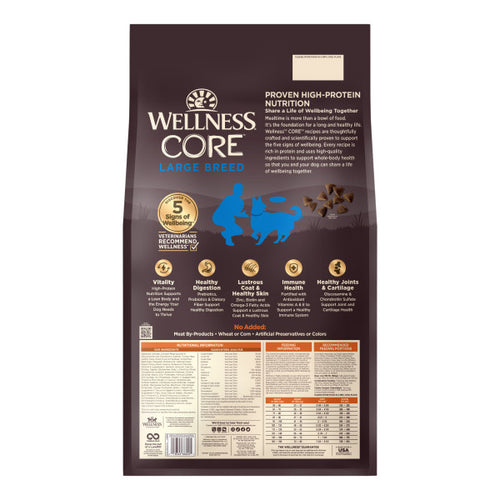 Wellness CORE Grain Free Large Breed Chicken Recipe
