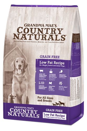 Grandma Mae's Country Naturals Grain Free Low Fat Limited Ingredient Diet Dry Dog Food