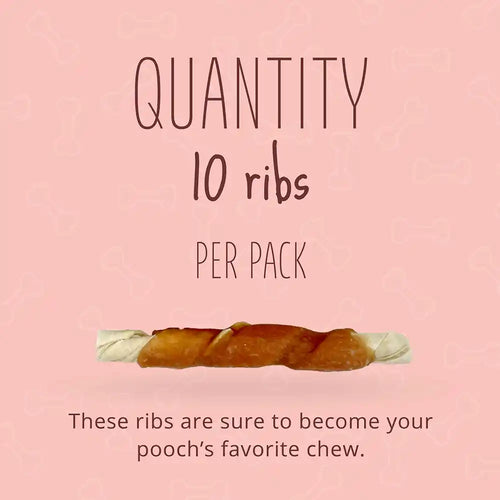 Better Belly Triple Flavor Ribs Dog Treats