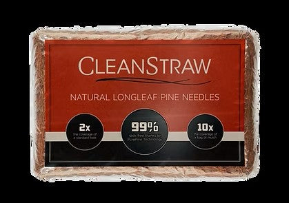 Cleanstraw Natural Long Leaf Pine Needles Mulch