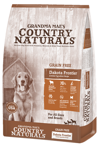 Grandma Mae's Country Naturals Grain Free Dakota Frontier Buffalo Meal