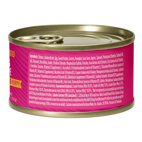 Nulo Small Breed Pate For Puppy & Adult Chicken & Egg Recipe Wet Dog Food