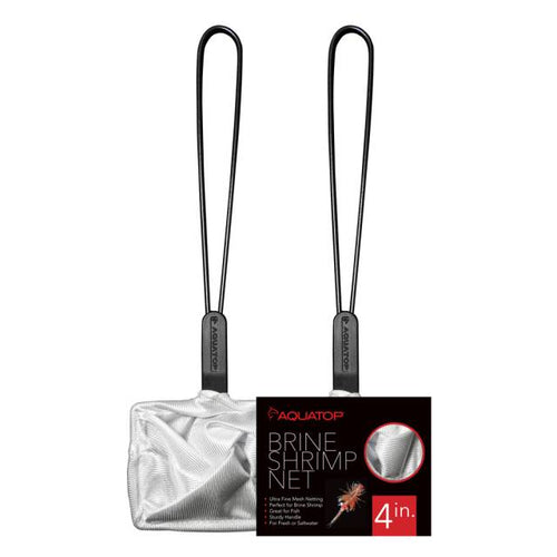 Aquatop 4 Brine Shrimp Net with 10 Handle - Durable Fine Mesh