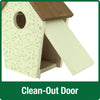 Nature's Way Deco Bird House Spring Ivy White