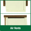 Nature's Way Deco Bird House Spring Ivy White