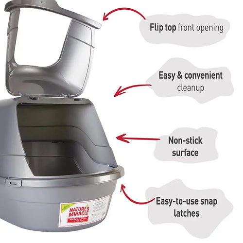 Nature's Miracle Oval Hooded Litter Box
