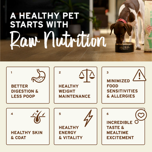 Primal Freeze-Dried Raw Nuggets Dog Food Turkey & Sardine Recipe