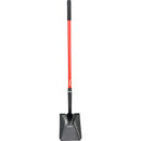 Corona Square Point Shovel, 15-Gauge, 12. in Head, 48 in. Fiberglass Handle