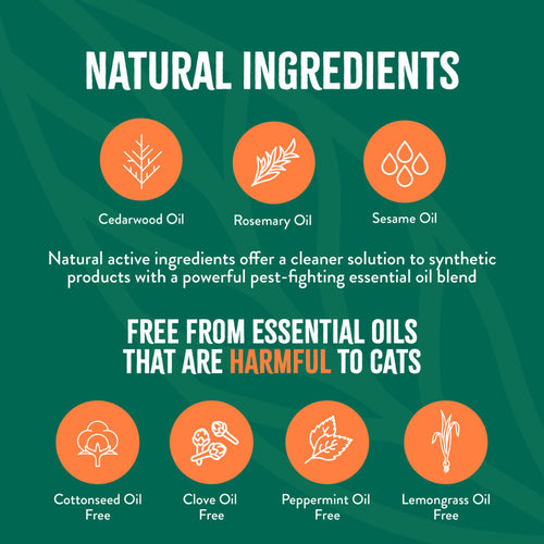 TropiClean Natural Flea + Tick Home + Cat Spray