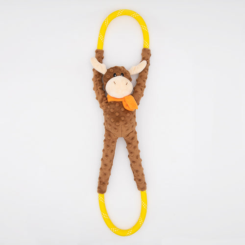 ZippyPaws RopeTugz® – Moose Dog Toy