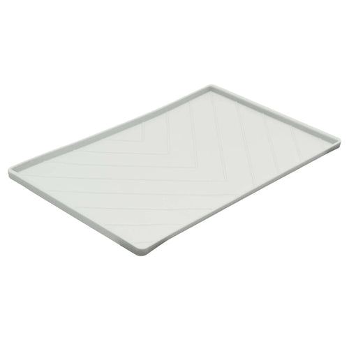 Messy Mutts Silicone Non-Slip Dog Bowl Mat with Raised Edge to Contain the Spills