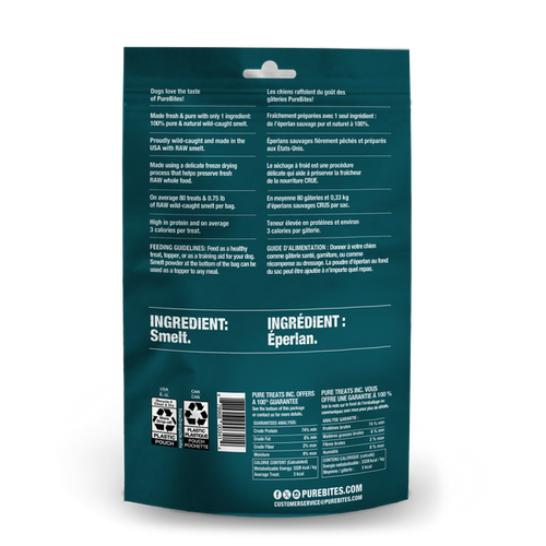 PureBites Smelt Freeze Dried Dog Treats