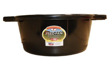 Little Giant 22 Quart Feed Pan with Handles