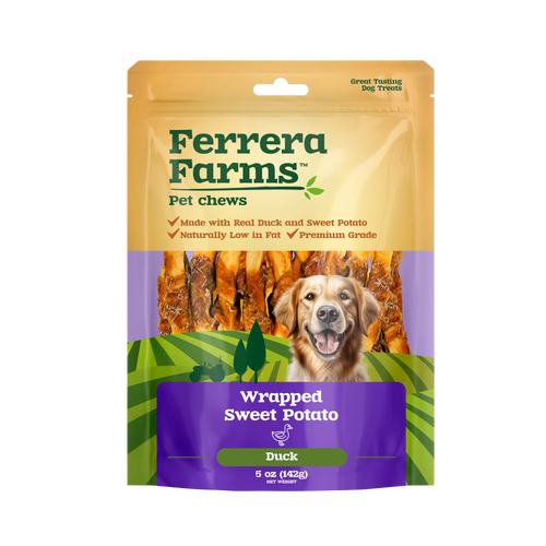 Ferrera Farms Duck Wrapped Sweet Potato Dog Treats