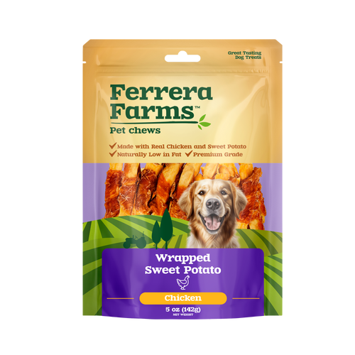 Ferrera FarmsChicken Wrapped Sweet Potato Dog Treats