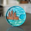 Messy Mutts Urban City Scene 8 Silicone Therapeutic Dog Lick Bowl-Interactive Dog Feeder