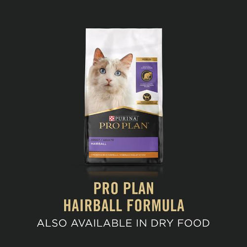 Purina Pro Plan Hairball Salmon Entrée Classic Wet Cat Food