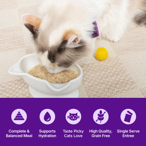 Wellness Appetizing Entrees  Mousse Chicken & Turkey Recipe Wet Cat Food