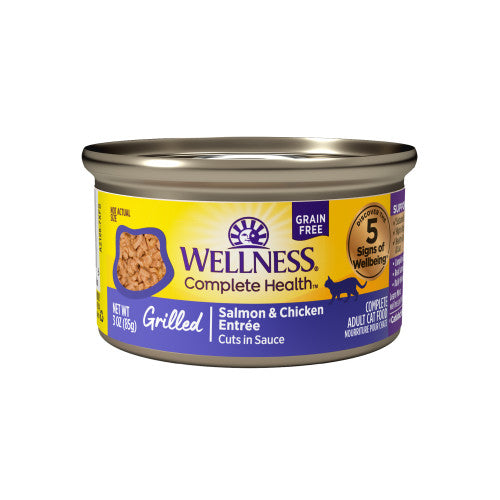 Wellness Complete Health Grilled Salmon & Chicken Recipe Wet Cat Food