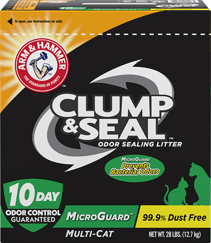 Arm & Hammer Clump & Seal™ MicroGuard™ Odor Sealing Clumping Cat Litter Fresh Scent