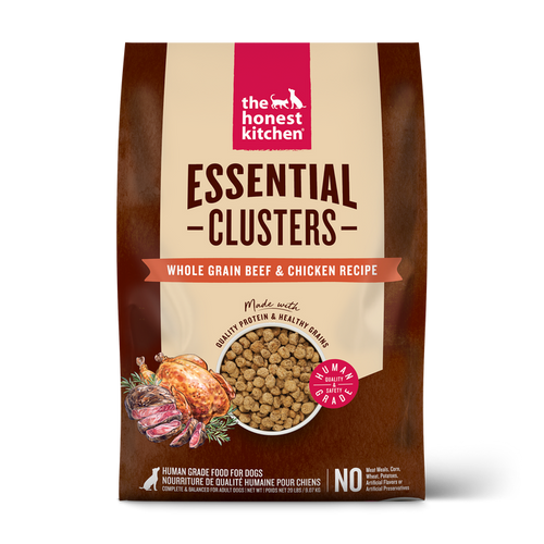 The Honest Kitchen Whole Grain Beef & Chicken Essential Clusters Dry Dog Food
