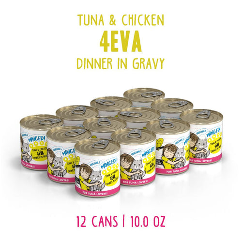 Weruva BFF Minced  Tuna & Chicken 4Eva Dinner in Gravy Wet Cat Food
