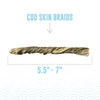 Icelandic+ Cod Skin Braids for Dogs (5pk)