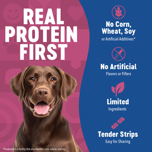 Finley's Turkey Recipe Griller Strips Dog Treats