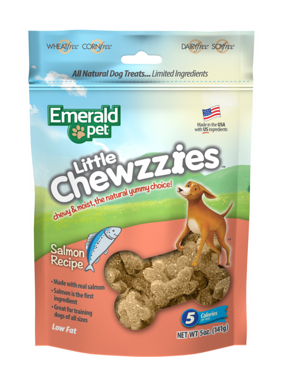 Emerald Pet Little Chewzzies Salmon Recipe Dog Treats