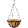 ENGLISH WIDE BAND HANGING BASKET WITH COCO LINER