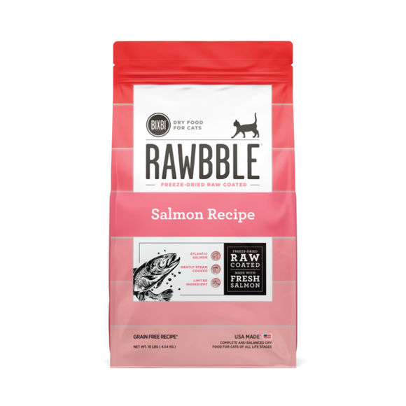 Bixbi Rawbble® Dry Food for Cats – Salmon Recipe