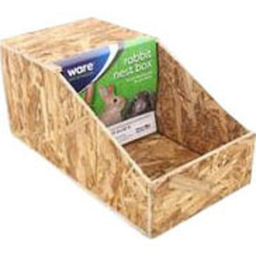 CRITTERWARE WOOD NESTING BOX (LARGE, NATURAL)