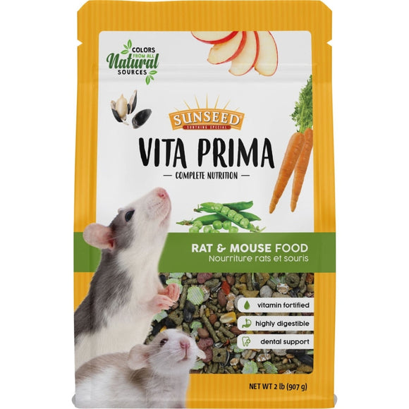 VITA PRIMA RAT, MOUSE, & GERBIL FORMULA (2 LB)