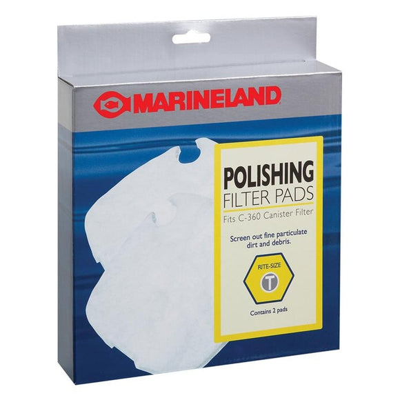 MARINELAND POLISHING FILTER PADS FOR 360 MAGNIFLOW/C-SERIES (RITE SIZE T/2PK)