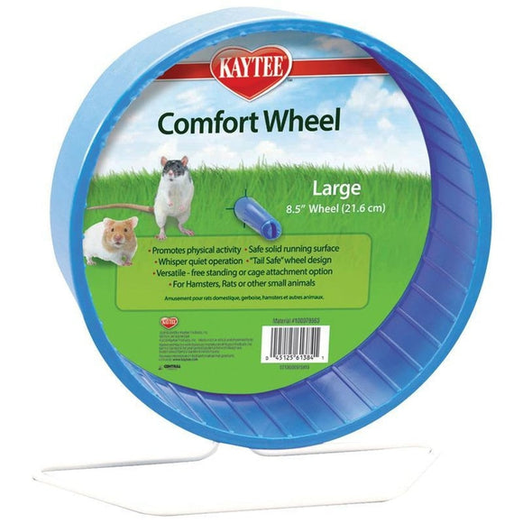 KAYTEE COMFORT EXERCISE WHEEL (LG-8.5 IN, ASSORTED)