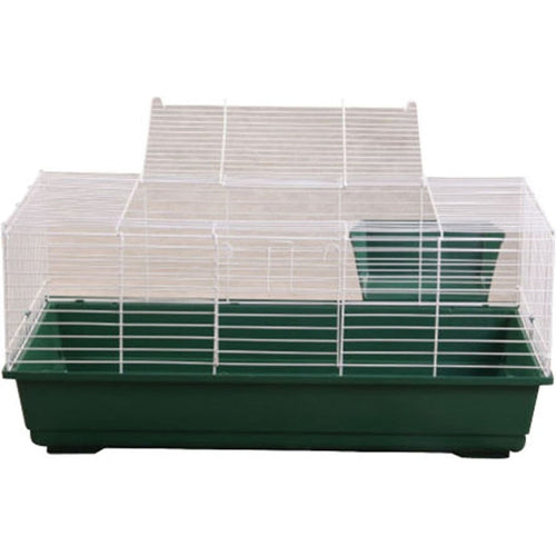 A&E SMALL ANIMAL CAGE (31X17X17/LG/2 PK, GREEN/BLACK)