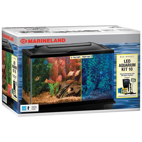 MARINELAND LED AQUARIUM KIT BIO-WHEEL (10 GAL/20X10X12)