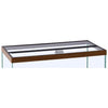 MARINELAND GLASS CANOPY FOR RECTANGULAR AQUARIUMS HINGED (30X18 INCH)