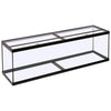 MARINELAND GLASS CANOPY OLD RECTANGULAR AQUARIUMS HINGED (72X18 INCH/2 PC)