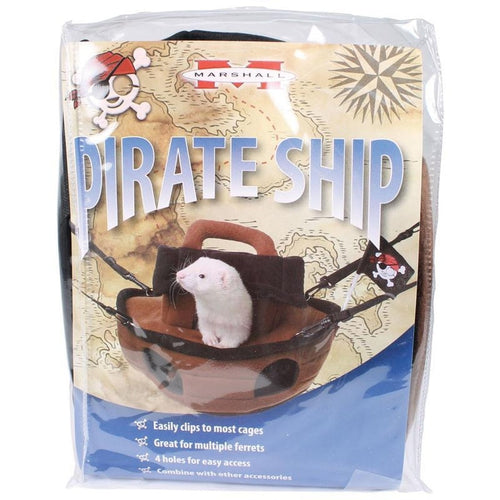 PIRATE SHIP FERRET HIDEAWAY (BROWN)