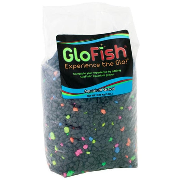 GLOFISH AQUARIUM GRAVEL - FLUORESCENT HIGHLIGHTS (5 LB)