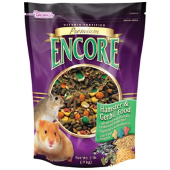 ENCORE PREMIUM HAMSTER & GERBIL FOOD (2 LB)