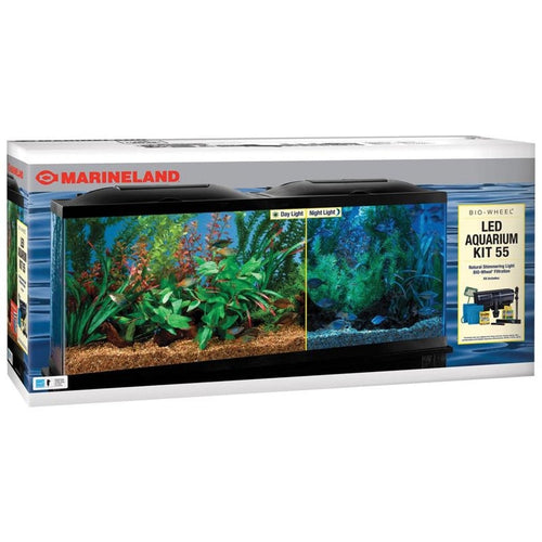 MARINELAND LED AQUARIUM KIT BIO-WHEEL (55 GAL/48X13X20)