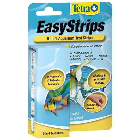 TETRA EASYSTRIPS 6 IN 1 AQUARIUM TEST STRIPS KIT (25 PACK)