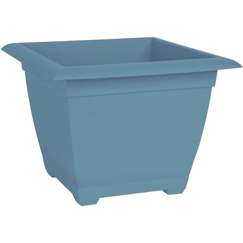 BLOEM DAYTON SQUARE PLANTER (15 IN, BLUE)