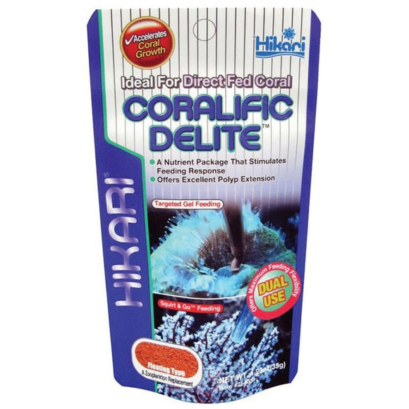 HIKARI CORALIFIC DELITE-DUAL PURPOSE CORAL FOOD (1.23 OZ)