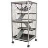 LRS CRITTER HOME (20.5X20.5X44.75 INCH, SILVER)