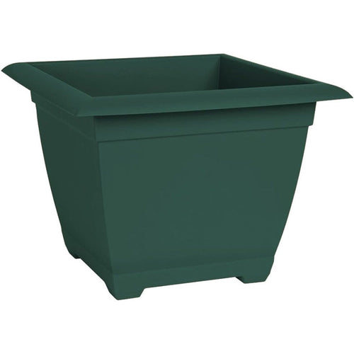 BLOEM DAYTON SQUARE PLANTER (15 IN, GREEN)